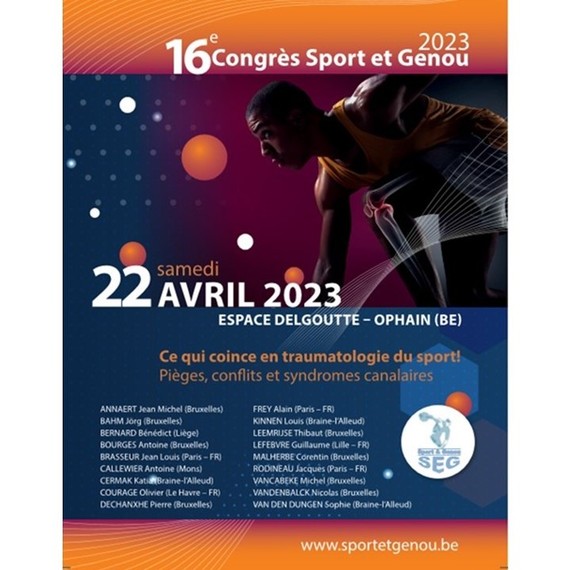 16ème Congrès Sport&Genou 2023